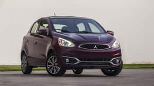 Mitsubishi Mirage Elegant Burgundy Wallpaper