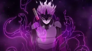 Mitsuki From The Popular Anime Series Naruto Holding A Glass Of Water And Gazing Into The Distance Wallpaper