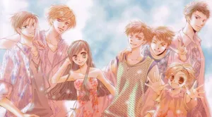 Mitsukuni Haninozuka Striking A Pose Wallpaper