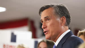 Mitt Romney Speaking Event Wallpaper