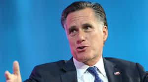 Mitt Romney Speakingat Event Wallpaper