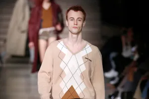Miu Miu Knit Sweater On Male Model Wallpaper