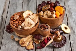 Mixed Dried Fruits Currant Berries Nuts Almonds Wallpaper