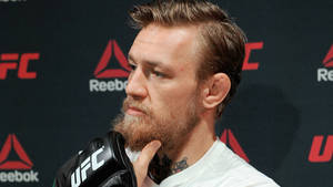 Mixed Martial Artist Conor Mcgregor Interview Wallpaper