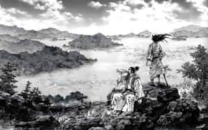 Miyamoto_ Musashi_ Contemplating_ Landscape Wallpaper