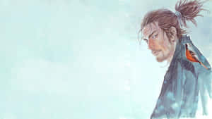 Miyamoto Musashi Samurai Warrior Artwork Wallpaper