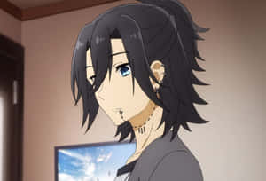 Miyamura Smiling Profile Wallpaper