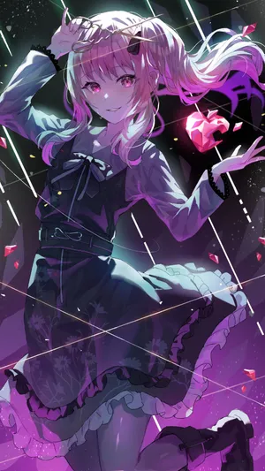 Mizuki Akiyama Dark Magic Wallpaper