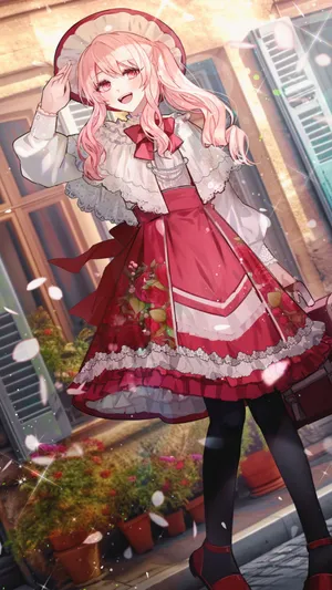 Mizuki Akiyama Elegant Outfit Wallpaper