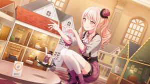 Mizuki Akiyama In Cozy Room Wallpaper