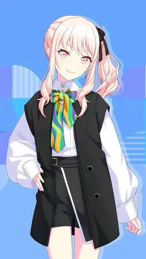 Mizuki Akiyama Stylish Outfit Wallpaper