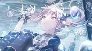 Mizuki Akiyama Underwater Fantasy Wallpaper