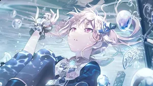 Mizuki Akiyama Underwater Fantasy Wallpaper