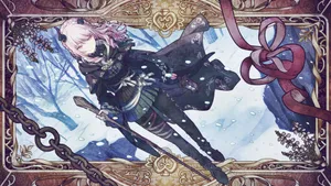 Mizuki Akiyama Winter Fantasy Wallpaper