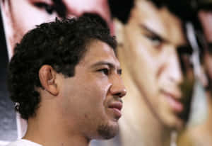 Mma Fighter Gilbert 'el Nino' Melendez At A Press Conference Wallpaper