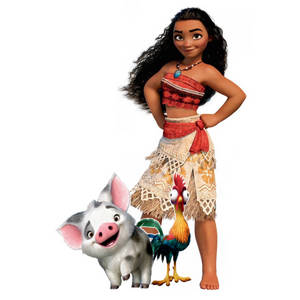 Moana And Pets Wallpaper