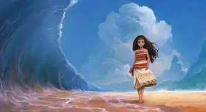 Moana Brave Voyager Wallpaper