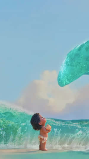 Moana Childhood Connectionwith Ocean Wallpaper