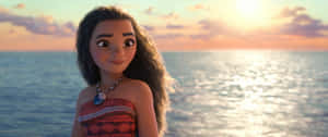 Moana Ocean Sunset Gaze Wallpaper