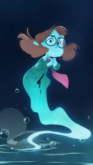 Moaning Myrtle Ghostly Appearance Wallpaper