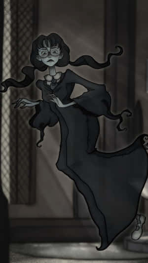 Moaning Myrtle Ghostly Appearance Wallpaper