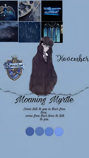 Moaning Myrtle Ravenclaw Tribute Wallpaper