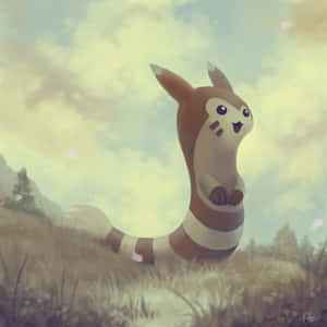 Mobile Art Of Furret Wallpaper