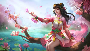 Mobile Legends Heroes Guinevere Lotus Wallpaper