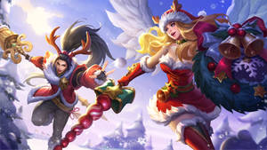 Mobile Legends Heroes Zilong And Freya Wallpaper