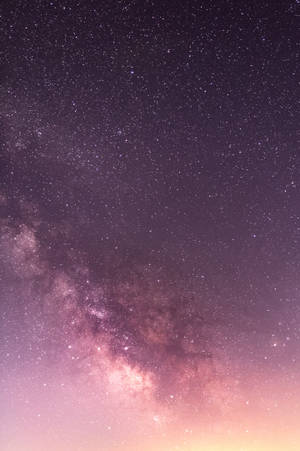 Mobile Pink Galaxy Wallpaper