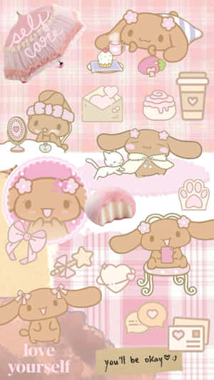 Mocha Sanrio Cute Collage Wallpaper