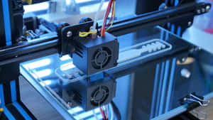 Modern 3d Printer In Action Wallpaper