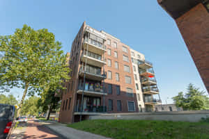 Modern Apartment Building Oosterhout Wallpaper