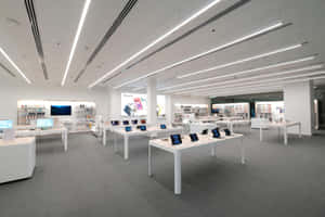 Modern Apple Store Interior Wallpaper