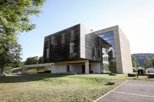 Modern Architecture Building Echternach Wallpaper