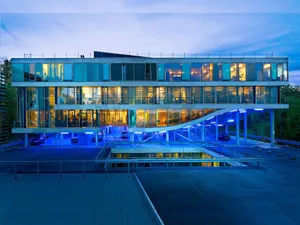 Modern Architecture Hilversum Dusk Wallpaper