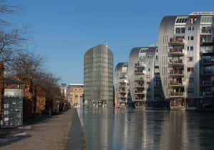 Modern Architecture S Hertogenbosch Waterfront Wallpaper