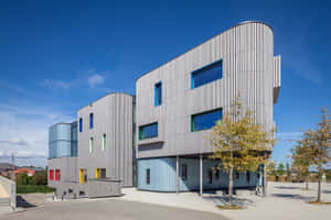 Modern Architecture Schifflange Building Wallpaper