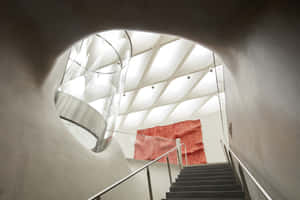 Modern Architecture Staircaseat The Broad Wallpaper