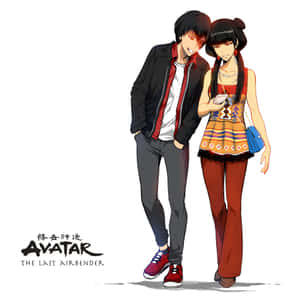 Modern Avatar Characters Walking Wallpaper