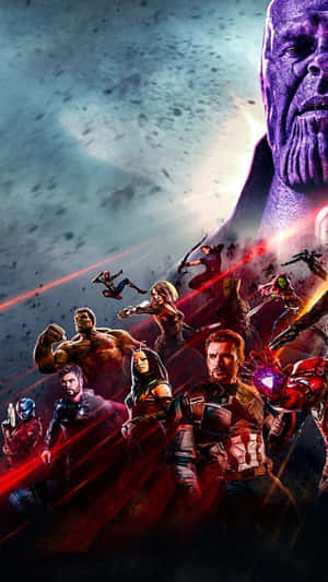 Modern Avengers Iphone Thanos Wallpaper