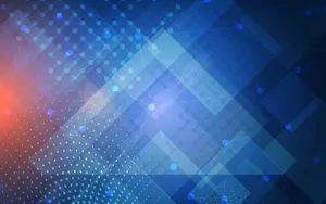 Modern Blue Abstract Presentation Wallpaper