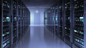 Modern Data Center Server Room Wallpaper