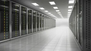 Modern Data Center Server Room Wallpaper