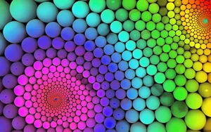 Modern Desktop Balls Wallpaper