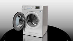 Modern Front Load Washing Machine Wallpaper