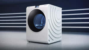 Modern Front Load Washing Machine Wallpaper