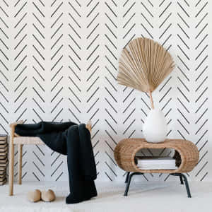 Modern Herringbone Wallpaper Interior Design Wallpaper