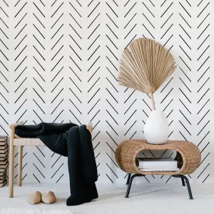 Modern Herringbone Wallpaper Interior Design Wallpaper