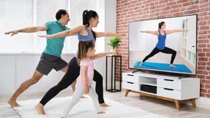 Modern Home Entertainment System Wallpaper